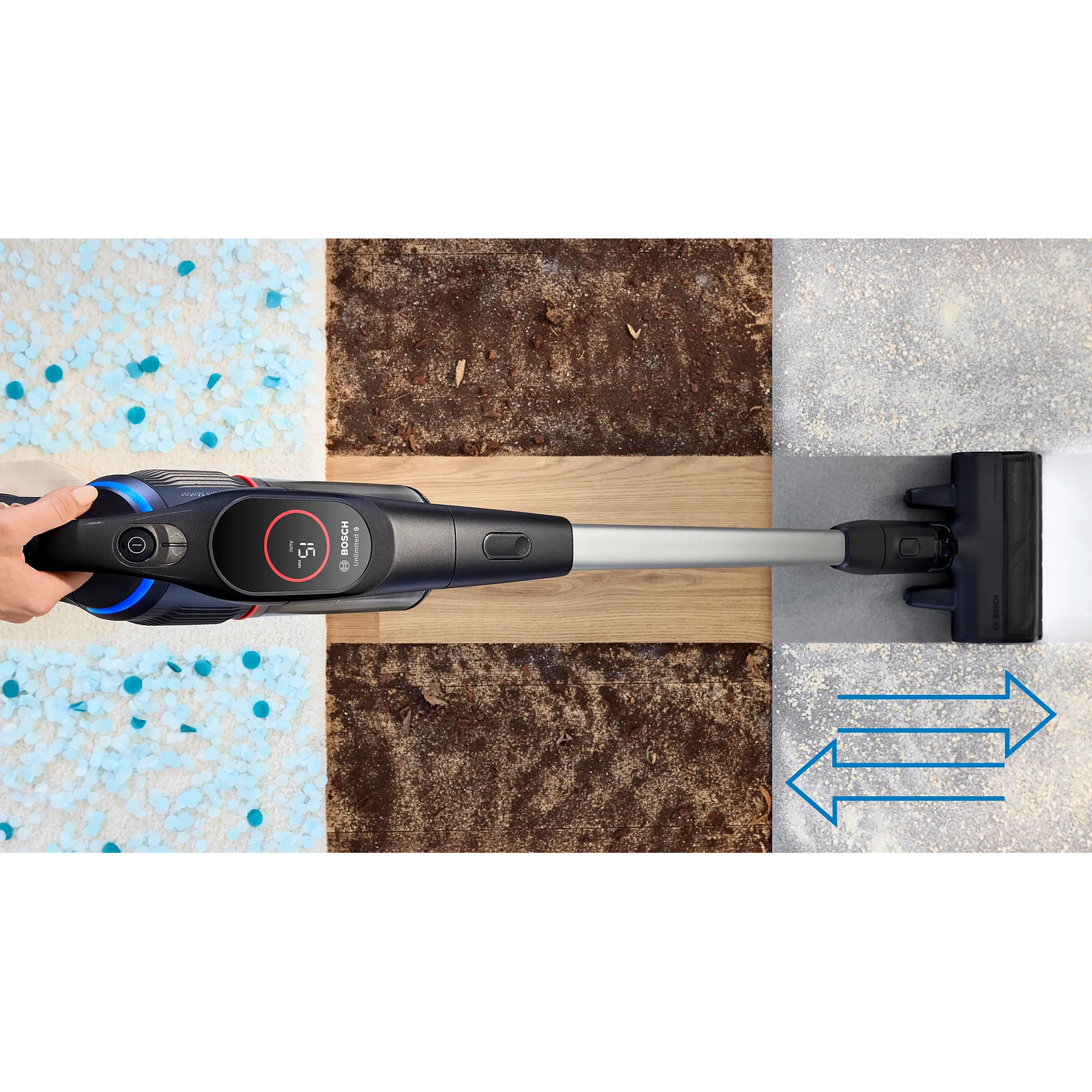 Aspiradora sin cable Unlimited 9 Negro BOSCH 19