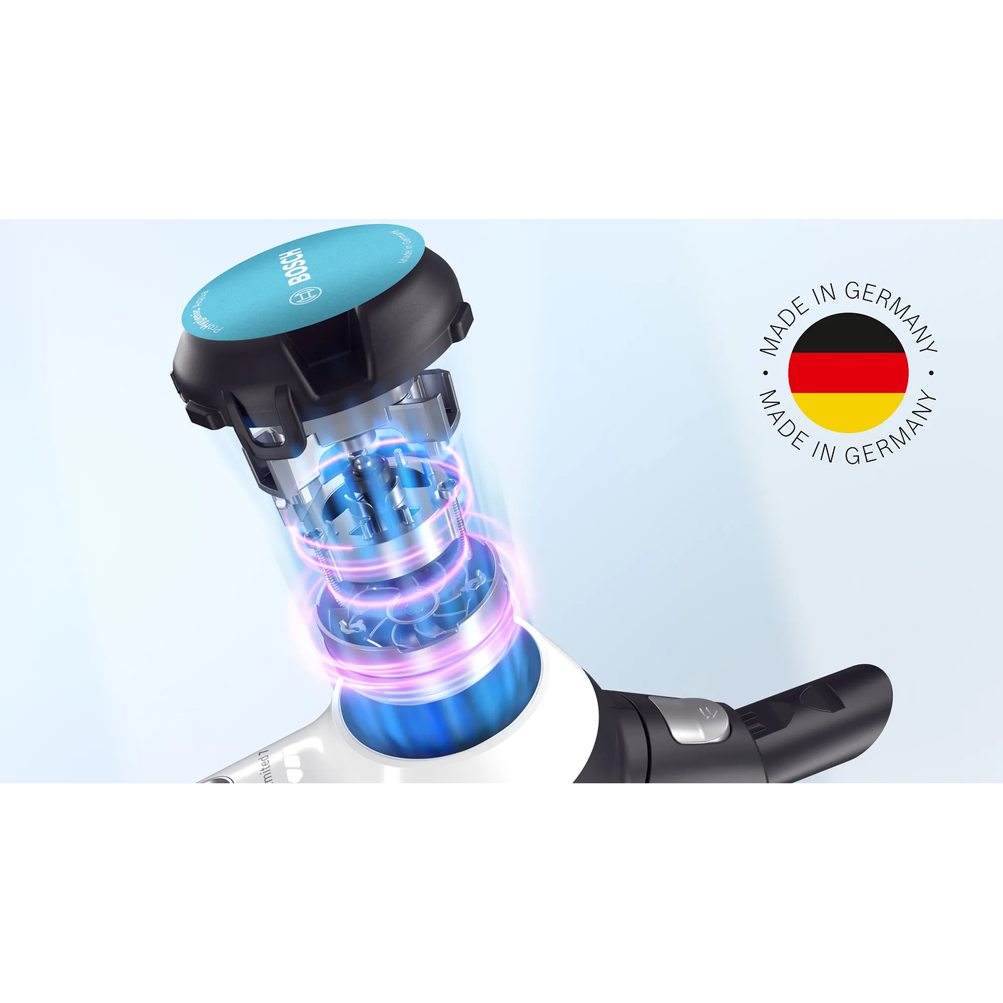 2 en 1: aspiradora y mopa recargable Unlimited 7 ProHygienic Aqua Blanco BOSCH 16