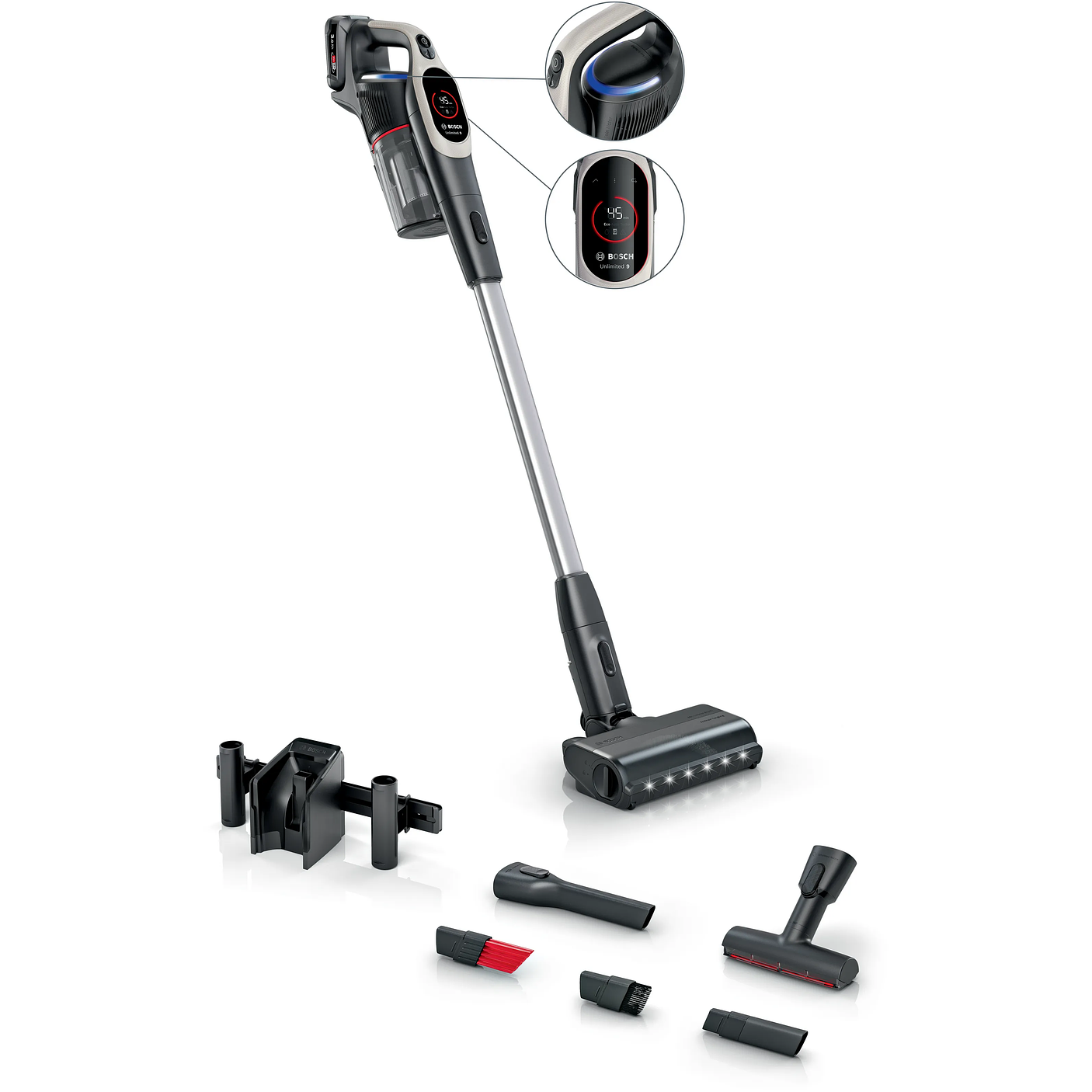 Aspiradora sin cable Unlimited 9 Acero BOSCH 1