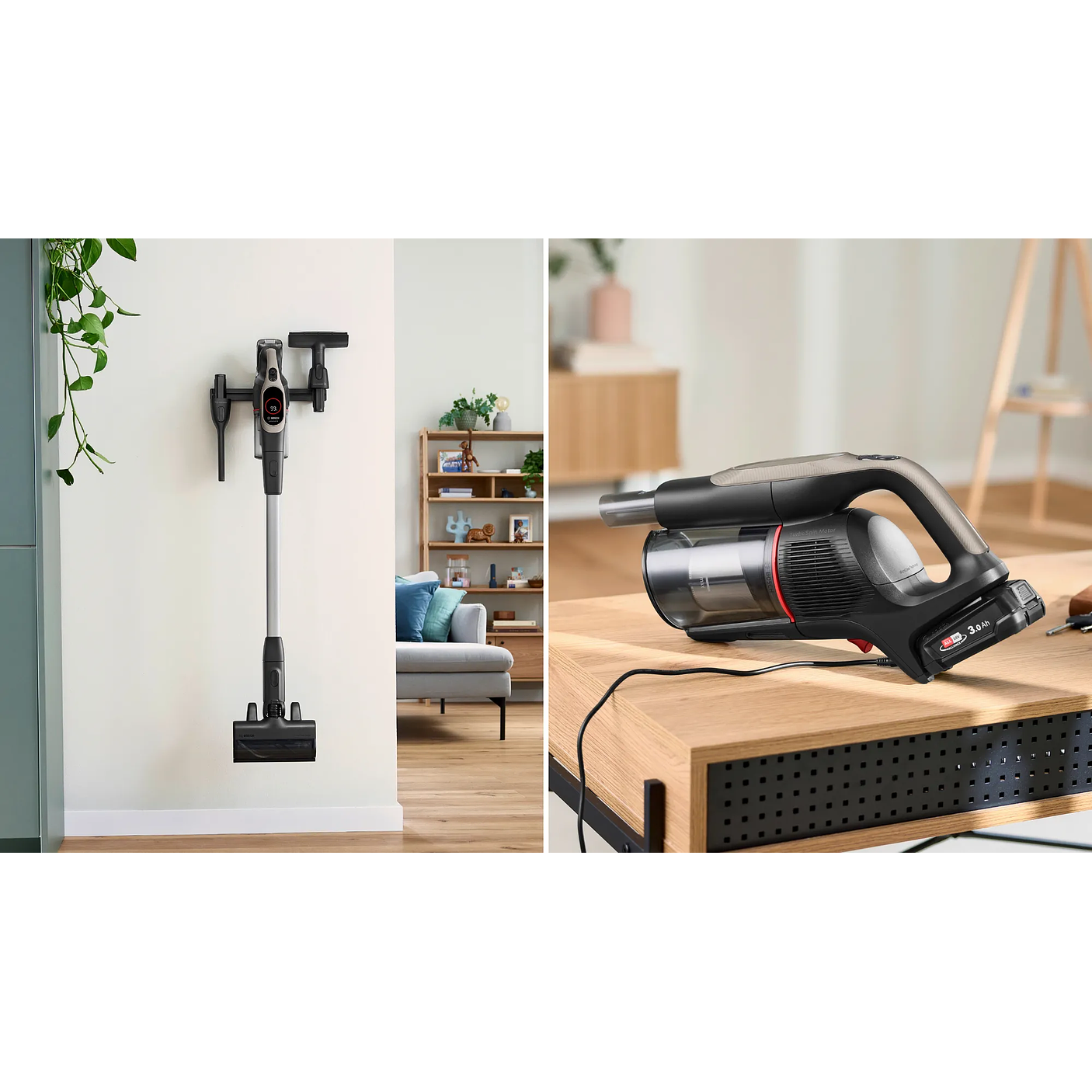 Aspiradora sin cable Unlimited 9 Acero BOSCH 6