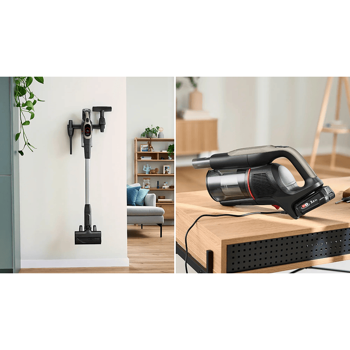 Aspiradora sin cable Unlimited 9 Acero BOSCH 6