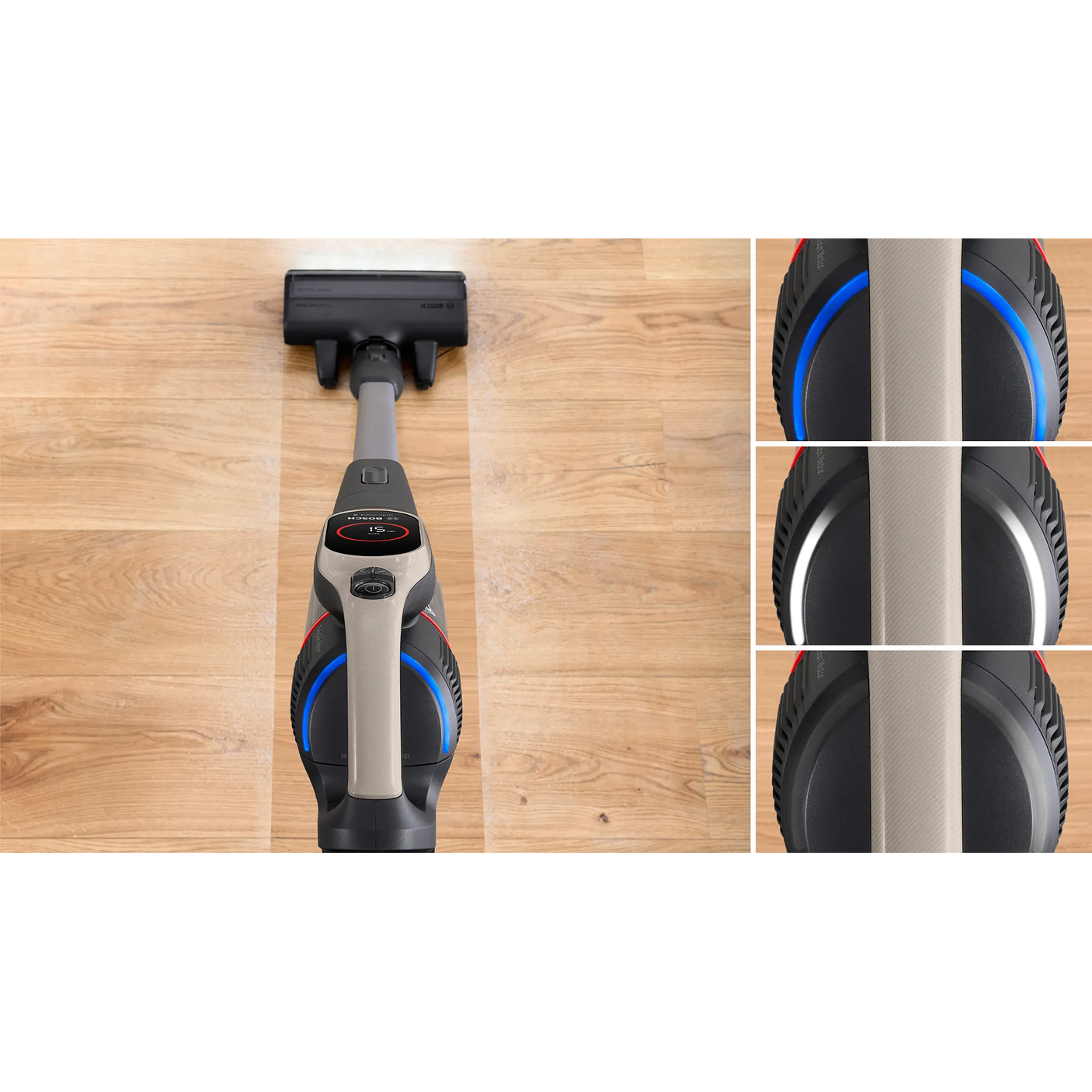 Aspiradora sin cable Unlimited 9 Acero BOSCH 10