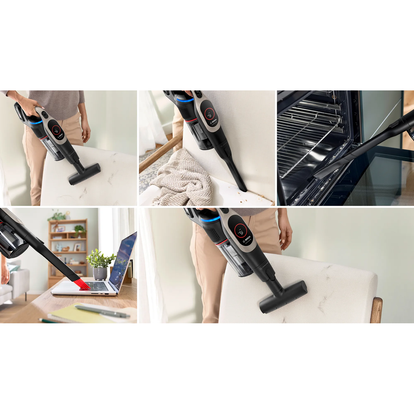 Aspiradora sin cable Unlimited 9 Acero BOSCH 11