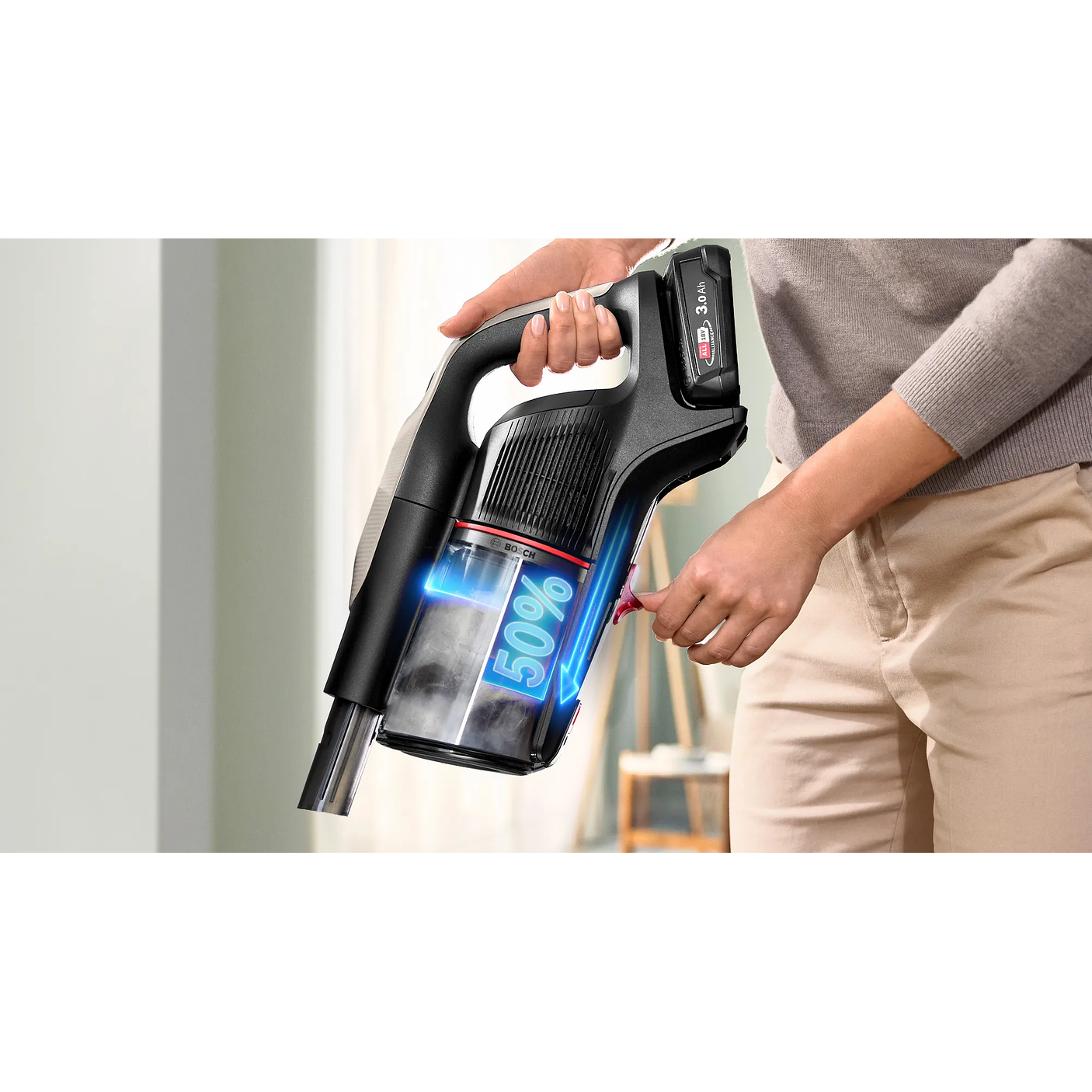 Aspiradora sin cable Unlimited 9 Acero BOSCH 13