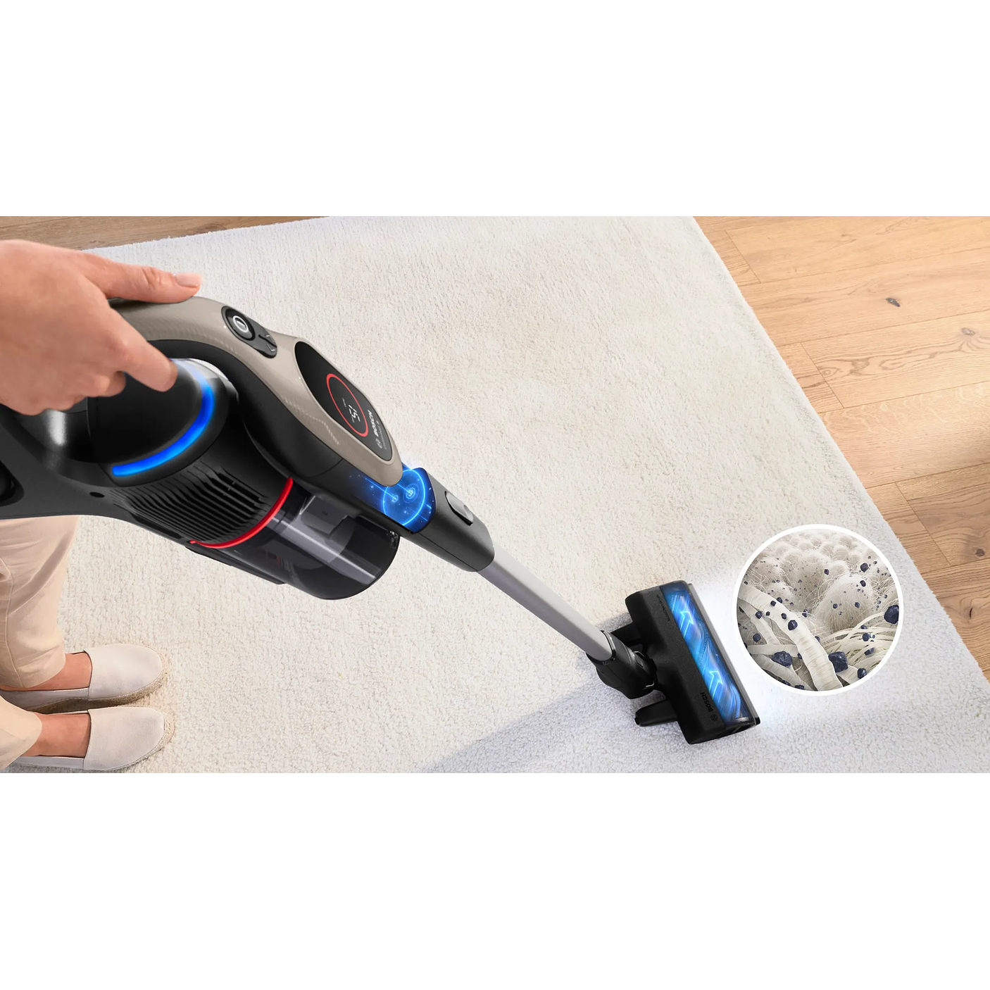 Aspiradora sin cable Unlimited 9 Acero BOSCH 17