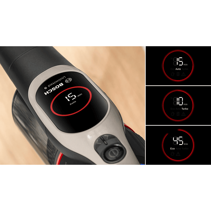 Aspiradora sin cable Unlimited 9 Acero BOSCH 21