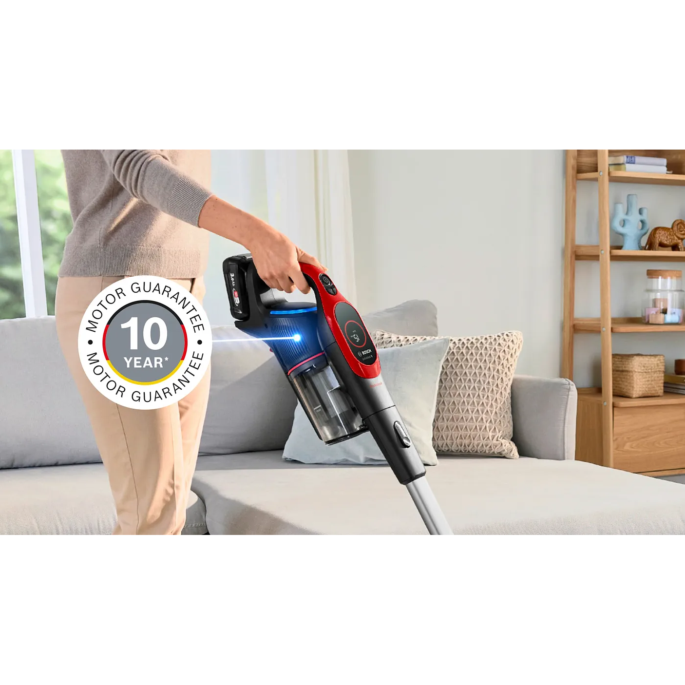 Aspiradora sin cable Unlimited 9 ProAnimal Rojo BOSCH 9