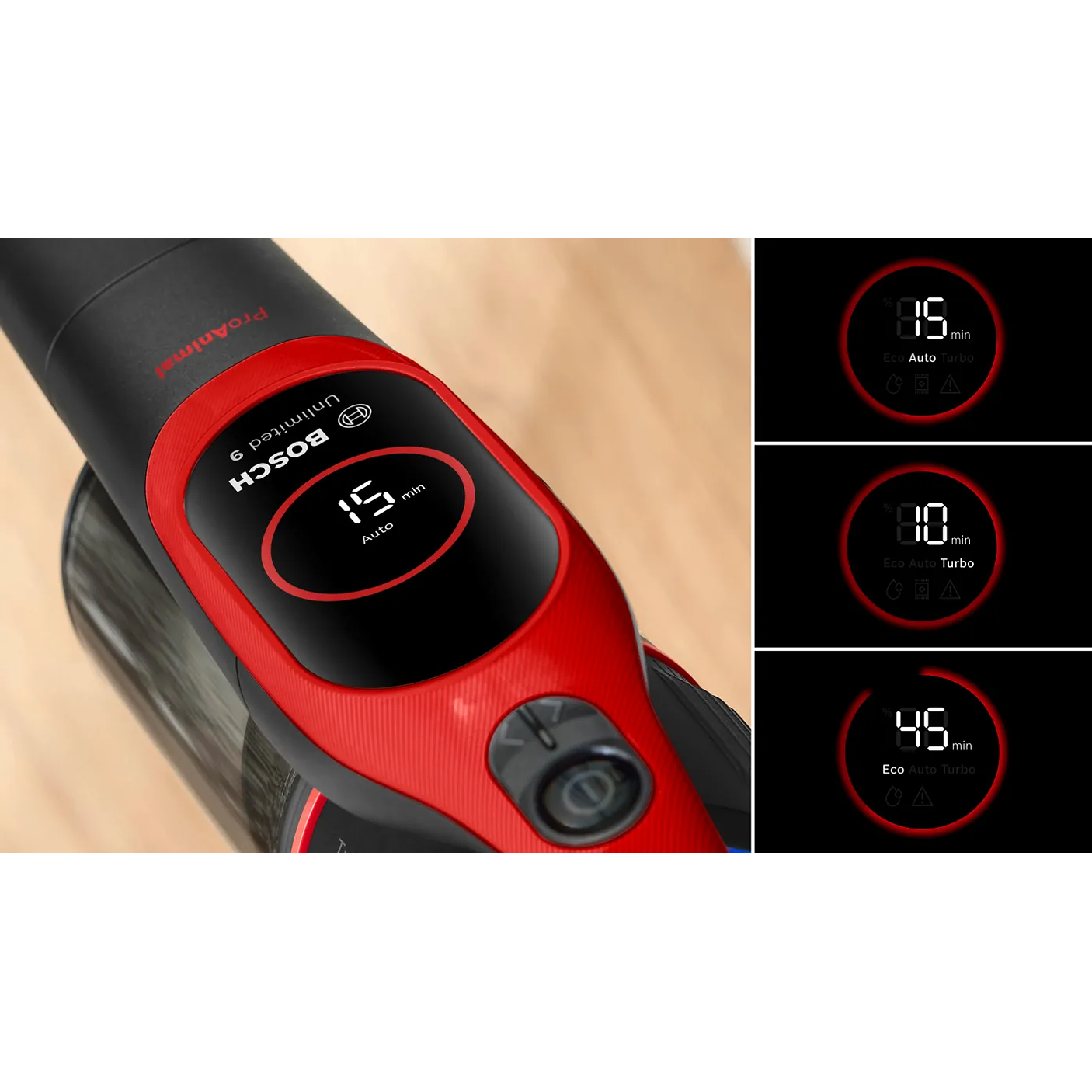 Aspiradora sin cable Unlimited 9 ProAnimal Rojo BOSCH 11