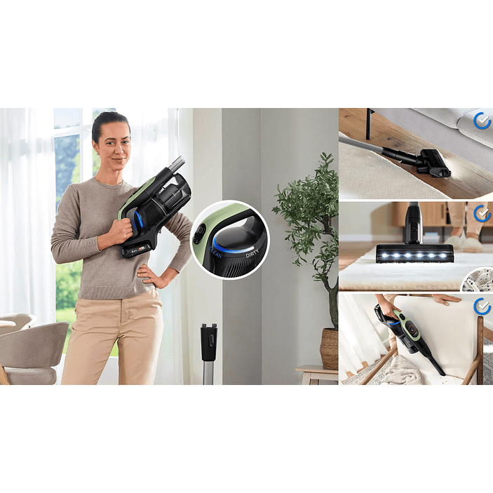 Aspiradora sin cable Unlimited 9 Verde BOSCH 5