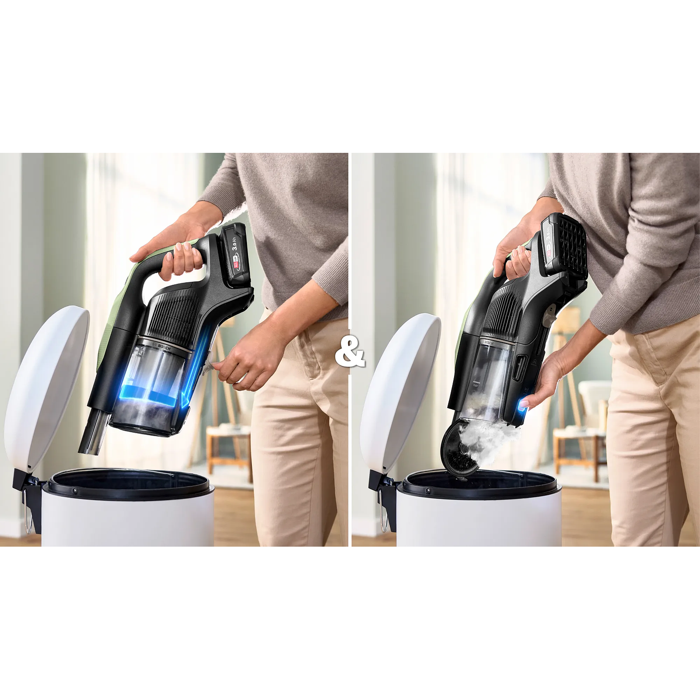 Aspiradora sin cable Unlimited 9 Verde BOSCH 9