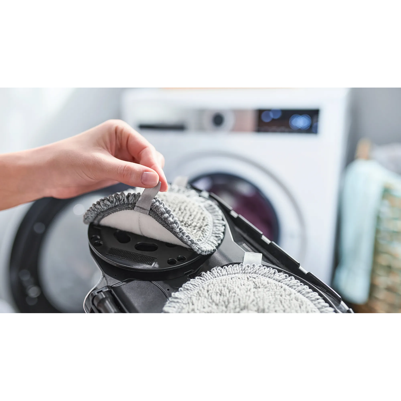 2 en 1: aspiradora y mopa recargable Unlimited 7 ProHygienic Aqua Blanco 5