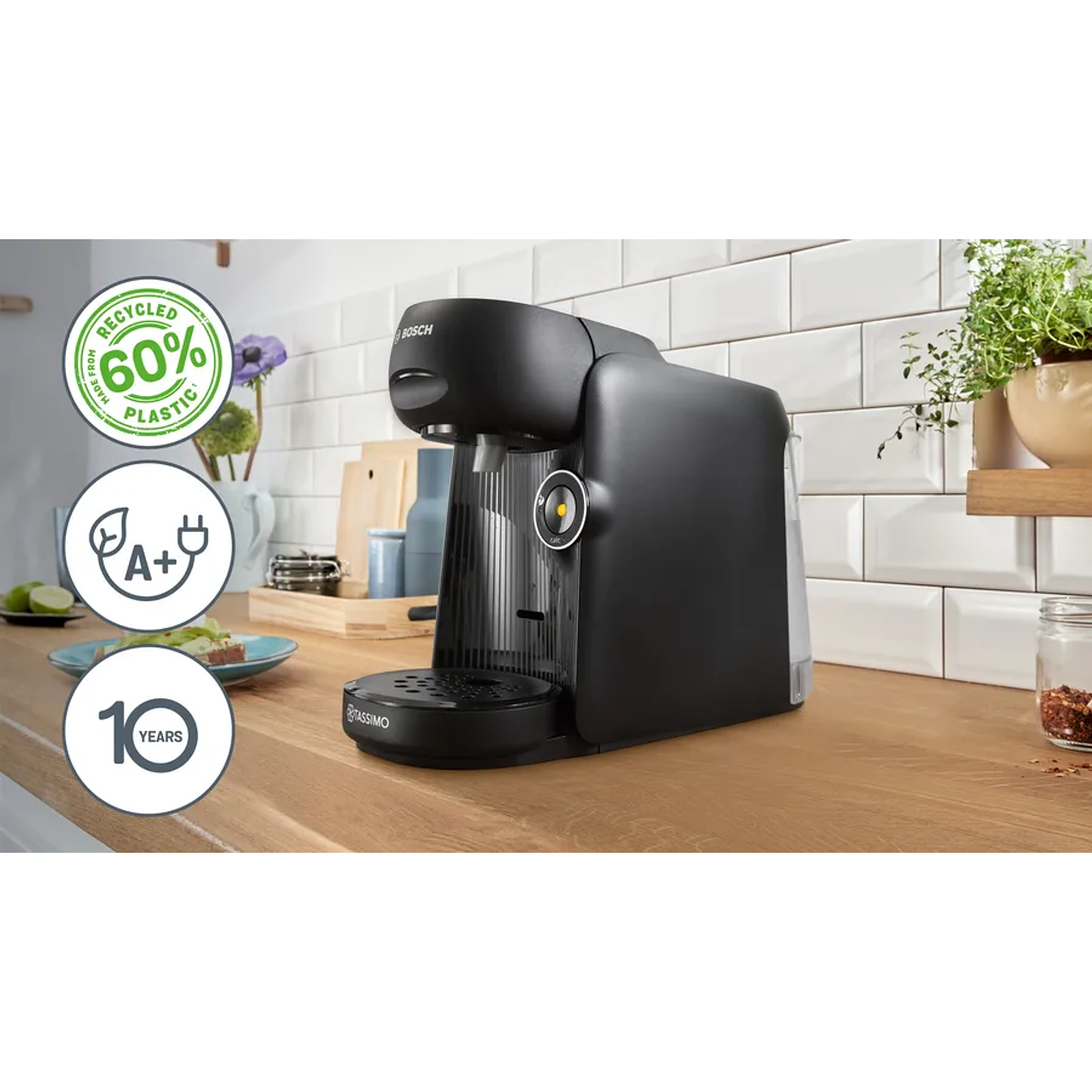 Cafetera multibebida TASSIMO FINESSE friendly Negro 3