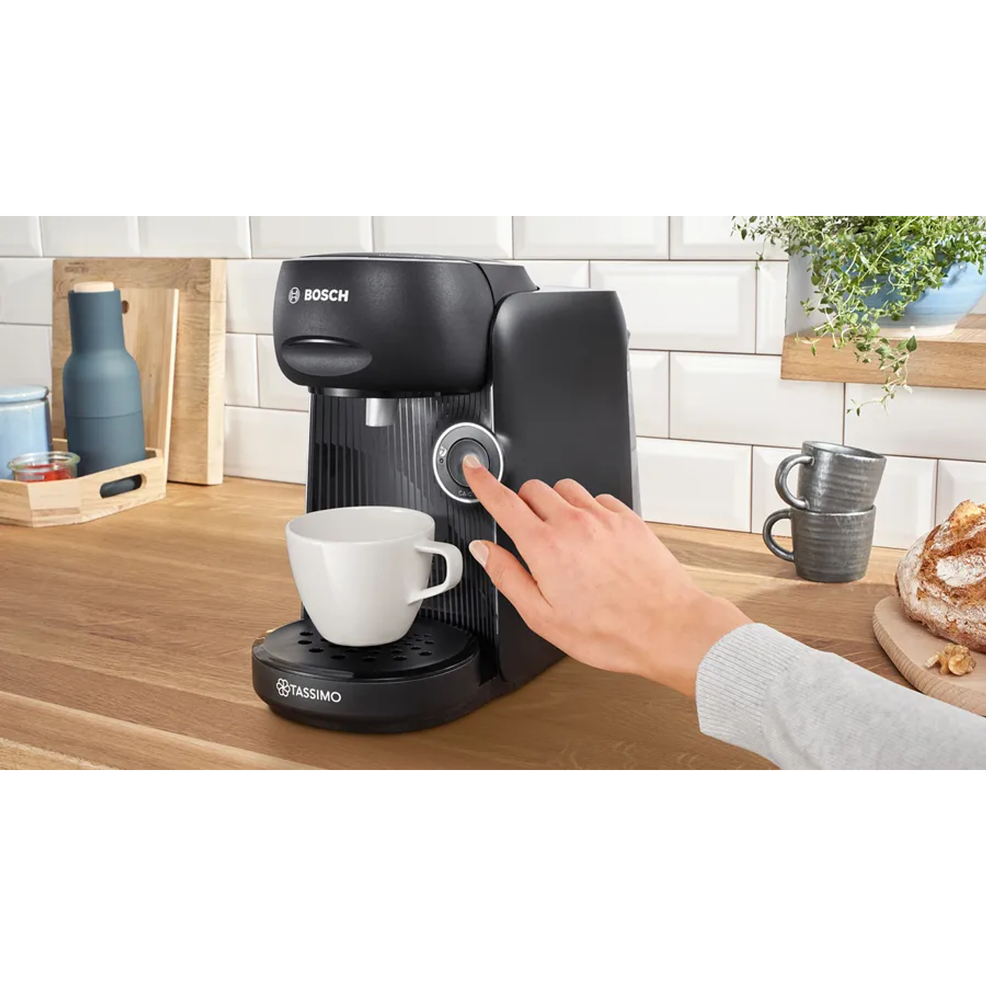 Cafetera multibebida TASSIMO FINESSE friendly Negro 6