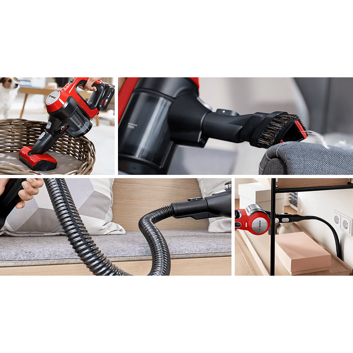 Aspiradora sin cable Unlimited 7 ProAnimal Rojo BOSCH 11