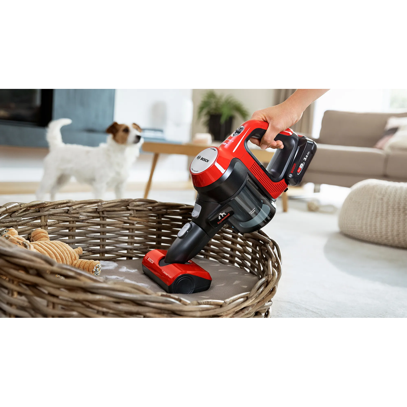 Aspiradora sin cable Unlimited 7 ProAnimal Rojo BOSCH 14