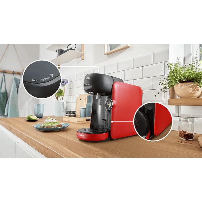 Cafetera multibebida TASSIMO FINESSE friendly Rojo 3