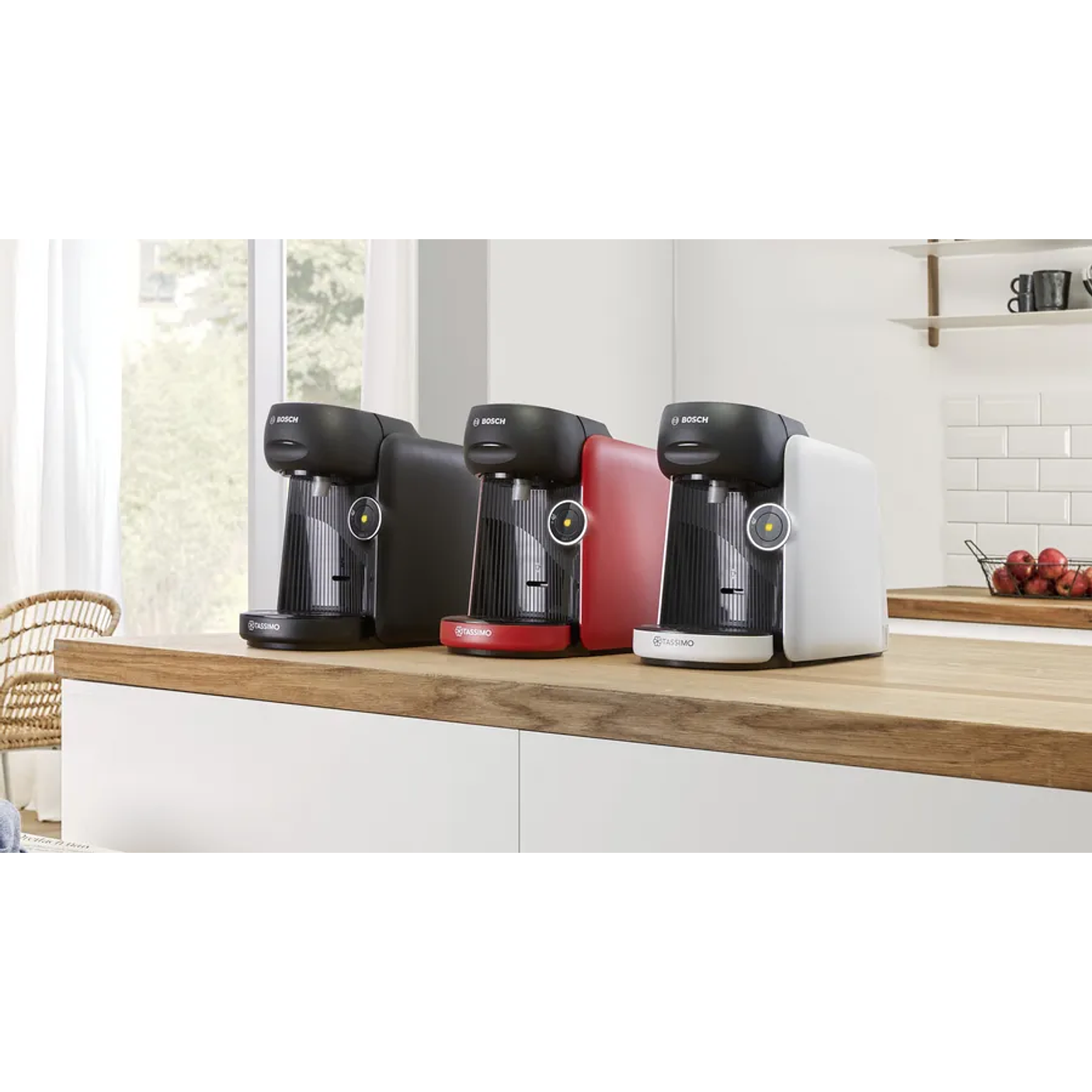 Cafetera multibebida TASSIMO FINESSE friendly Rojo 9