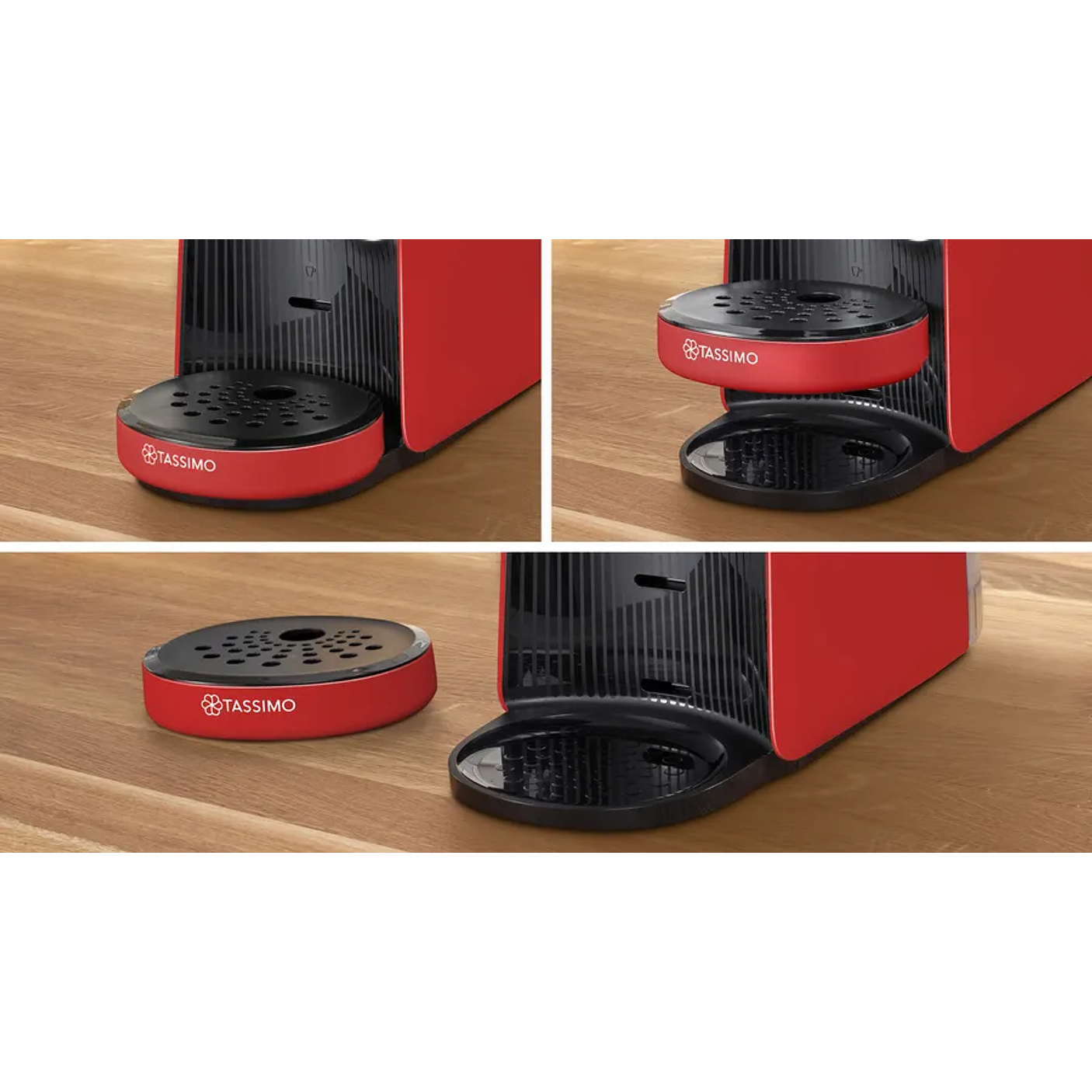 Cafetera multibebida TASSIMO FINESSE friendly Rojo 10