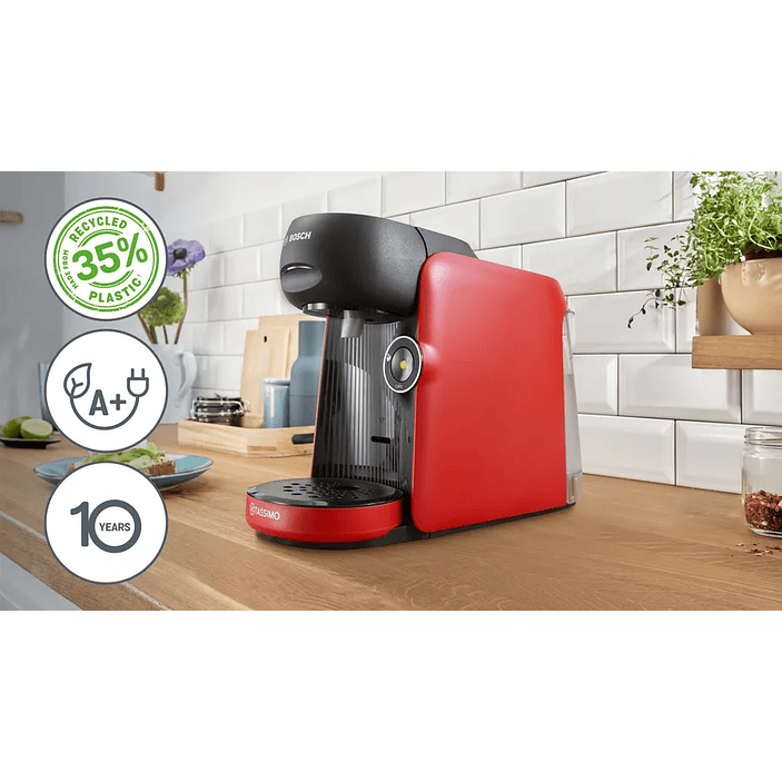 Cafetera multibebida TASSIMO FINESSE friendly Rojo 2