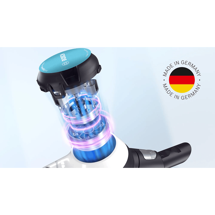 2 en 1: aspiradora y mopa recargable Unlimited 7 ProHygienic Aqua Blanco BOSCH 6