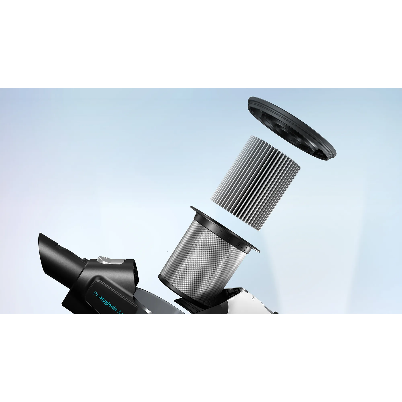 2 en 1: aspiradora y mopa recargable Unlimited 7 ProHygienic Aqua Blanco BOSCH 10