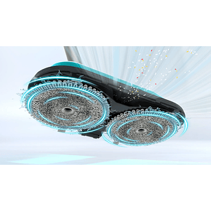 2 en 1: aspiradora y mopa recargable Unlimited 7 ProHygienic Aqua Blanco BOSCH