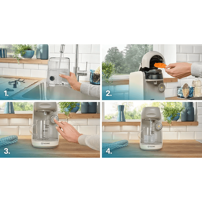 Cafetera multibebida TASSIMO FINESSE  12