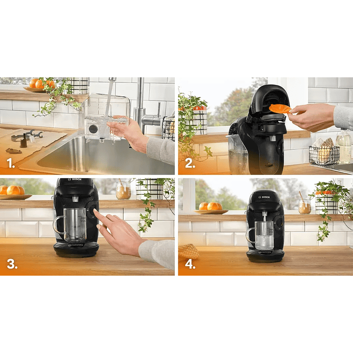 Cafetera multibebida TASSIMO STYLE friendly Negro 10