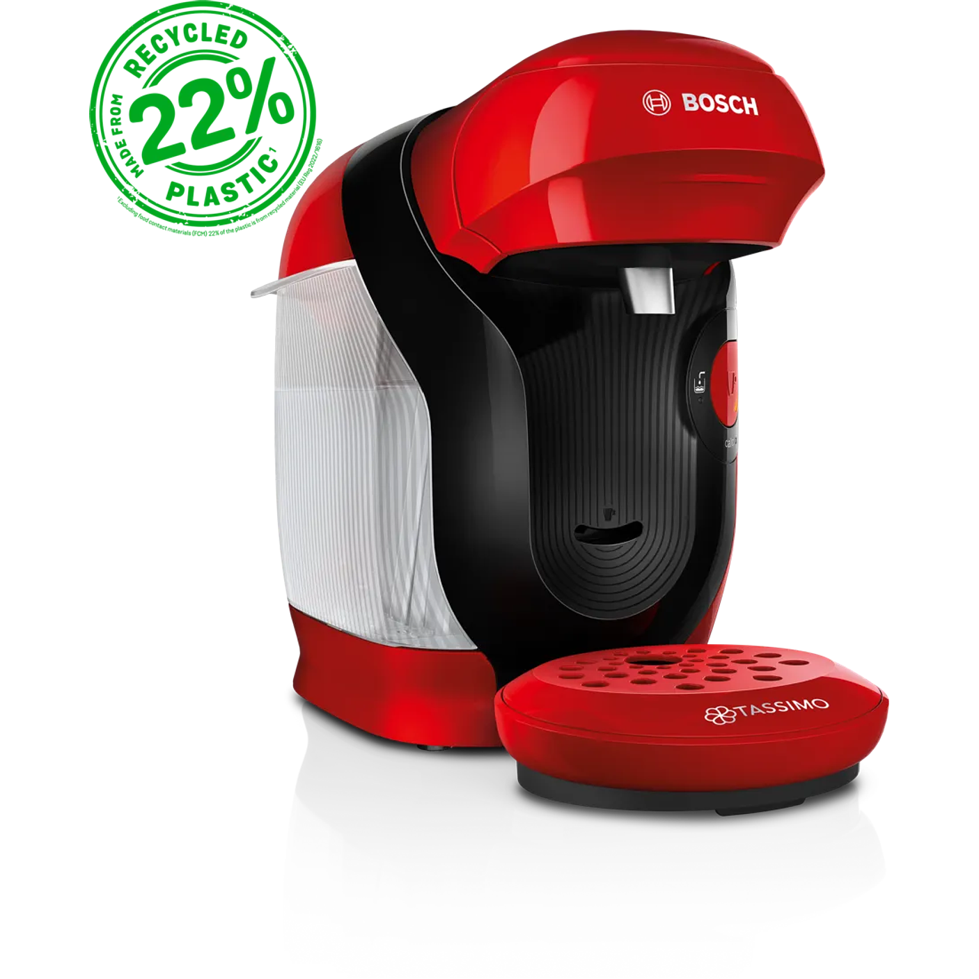Cafetera multibebida TASSIMO STYLE friendly Rojo 1