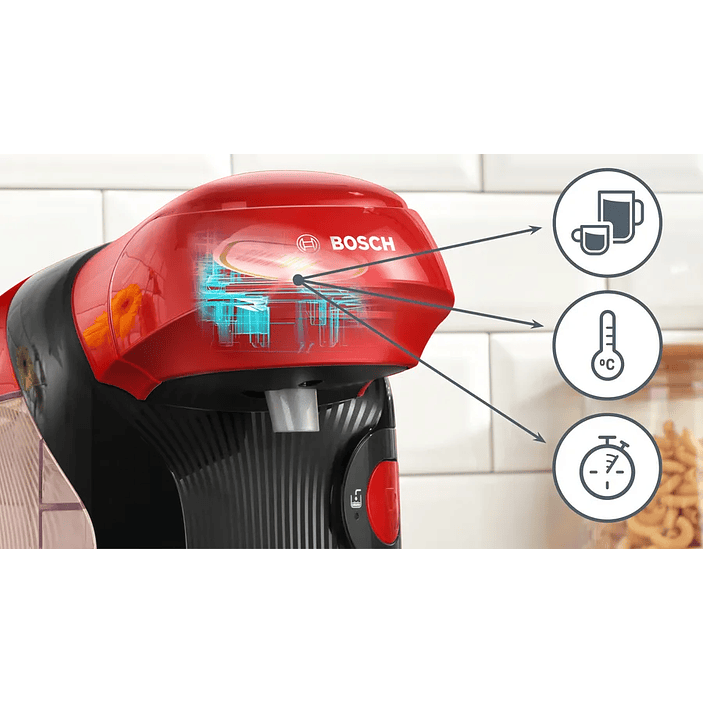 Cafetera multibebida TASSIMO STYLE friendly Rojo 4