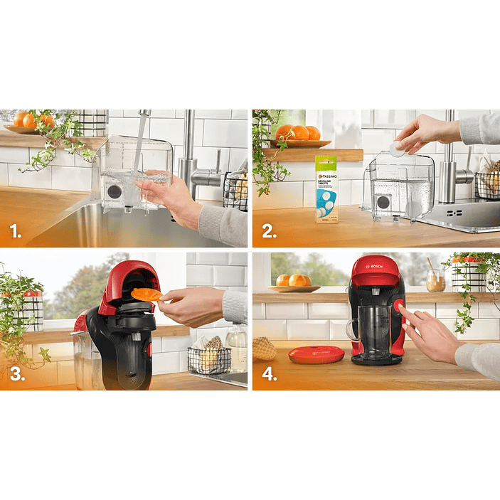 Cafetera multibebida TASSIMO STYLE friendly Rojo 11