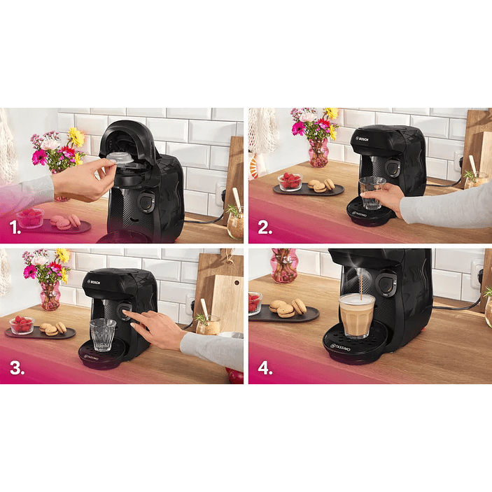 Cafetera multibebida TAS HAPPY friendly w/descaler 12