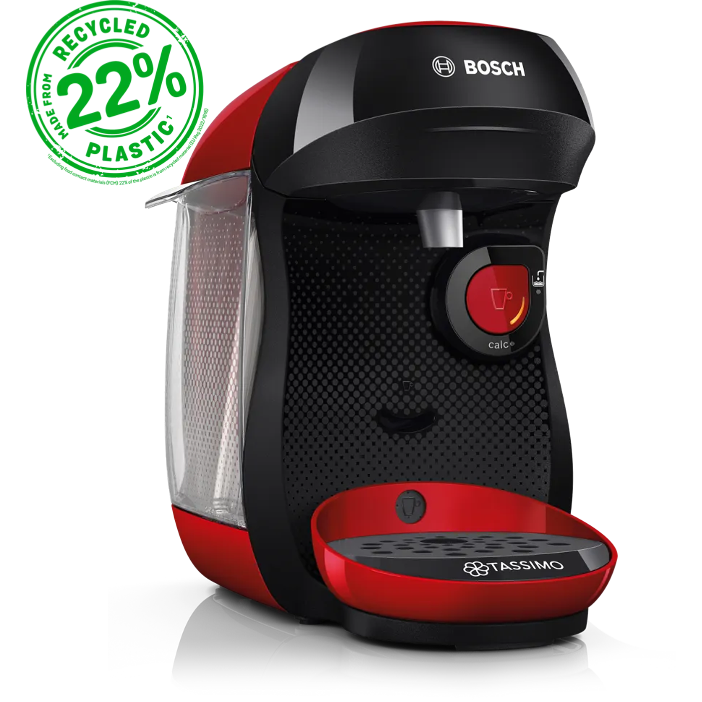 Cafetera multibebida TASSIMO HAPPY friendly Rojo 1