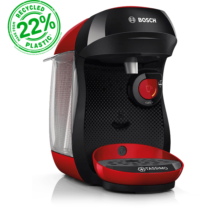 Cafetera multibebida TASSIMO HAPPY friendly Rojo 1