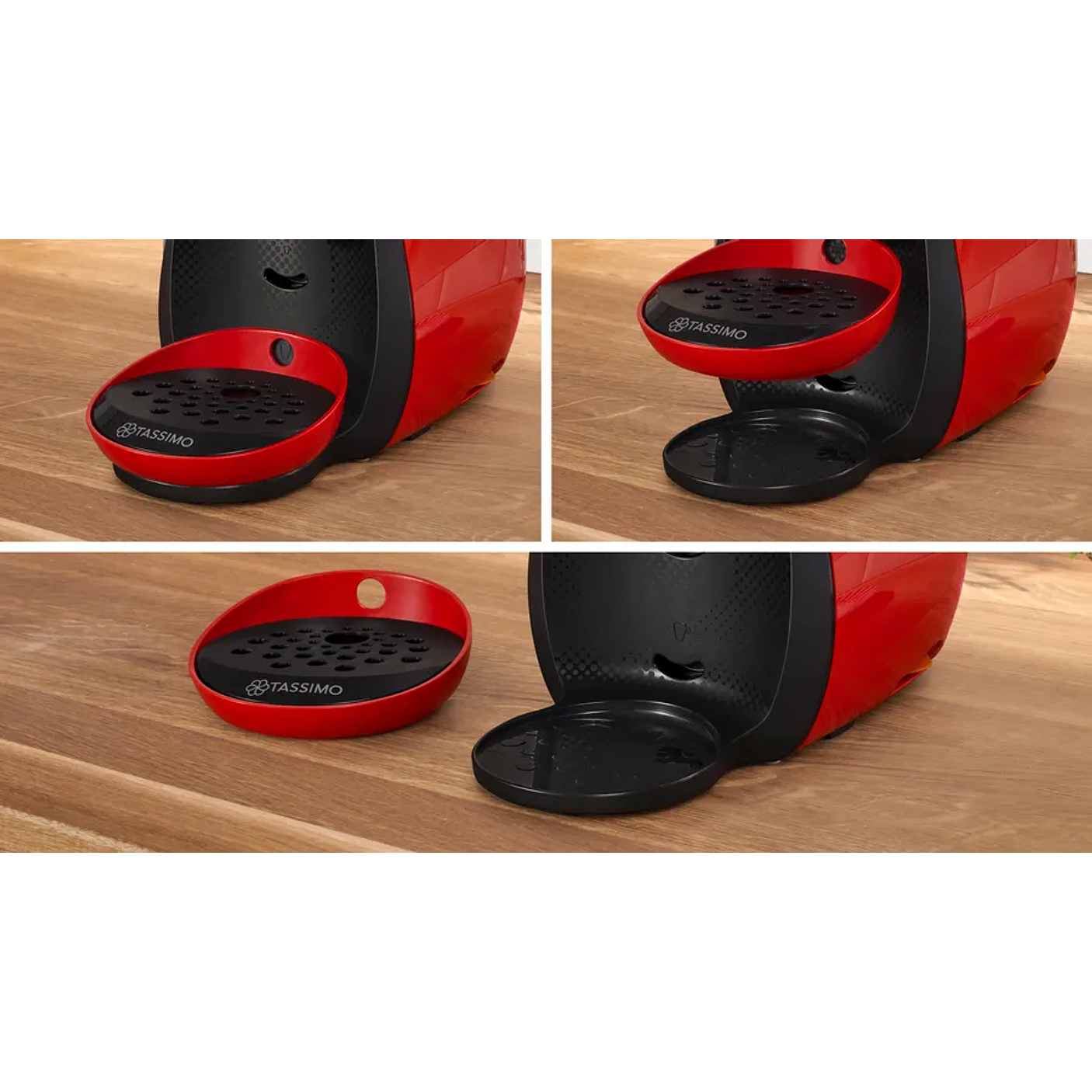 Cafetera multibebida TASSIMO HAPPY friendly Rojo 9