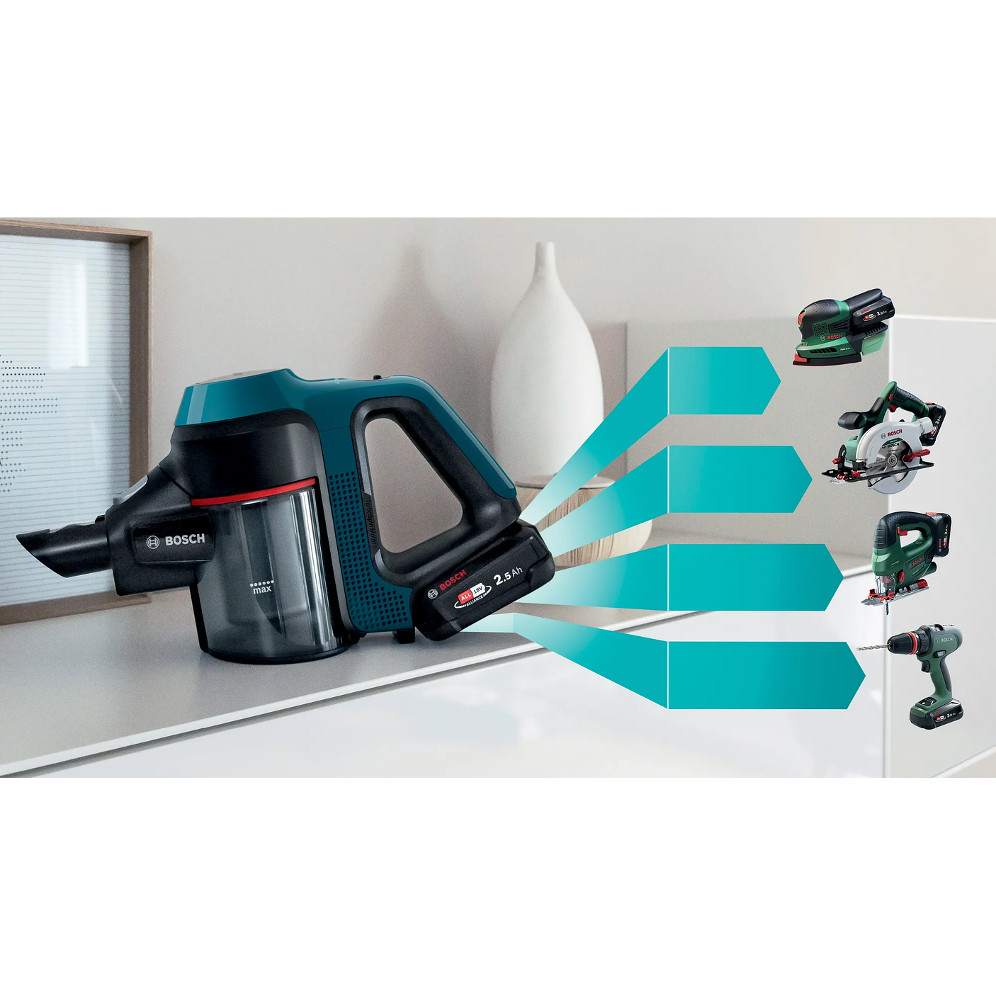 Aspiradora sin cable Unlimited 7 Acero BOSCH 6