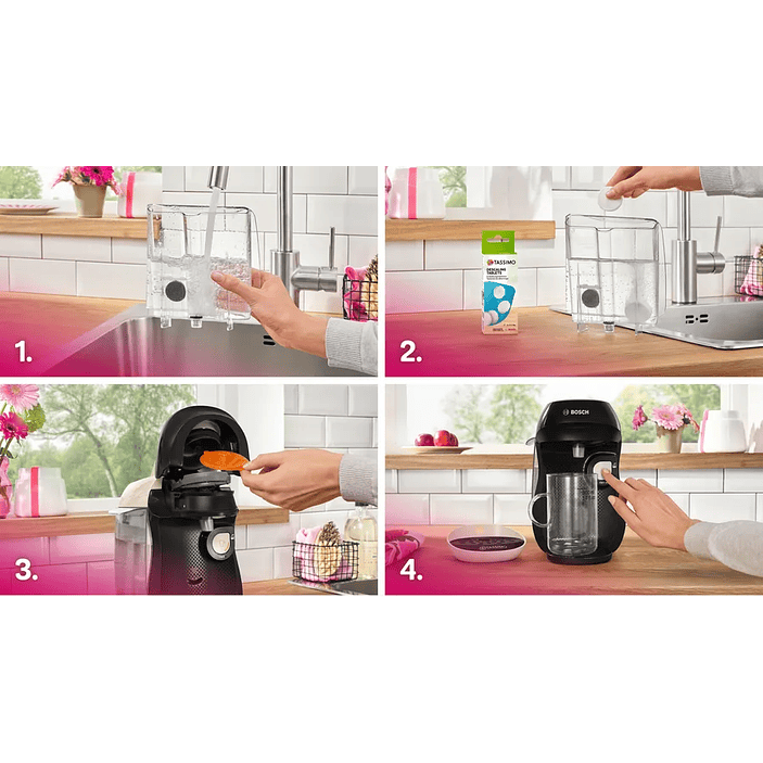 Cafetera multibebida TASSIMO HAPPY friendly 8