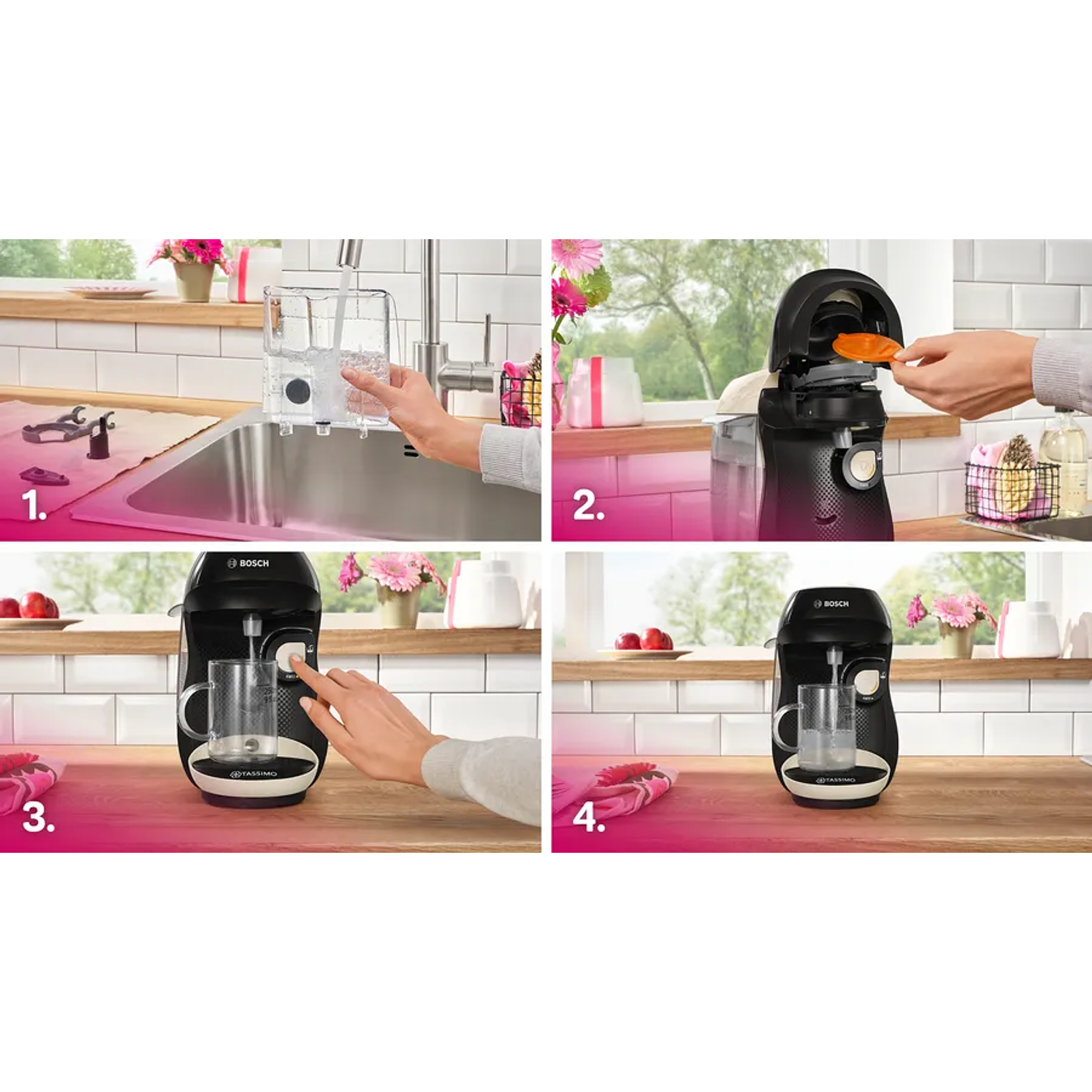 Cafetera multibebida TASSIMO HAPPY friendly 10