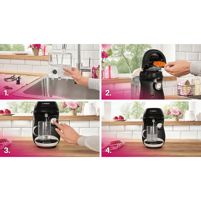 Cafetera multibebida TASSIMO HAPPY friendly 10