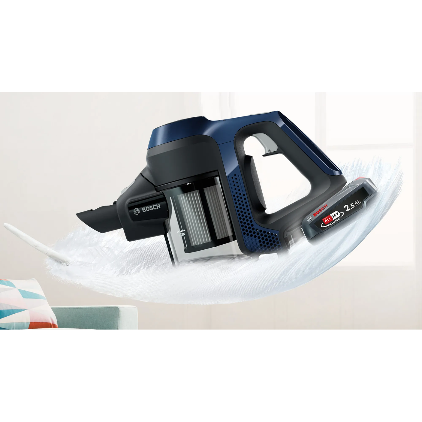 Aspiradora sin cable Unlimited 6 Azul BOSCH 6