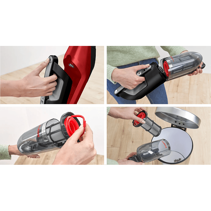 Aspiradora sin cable Flexxo Gen2 28Vmax ProAnimal Rojo BOSCH 7