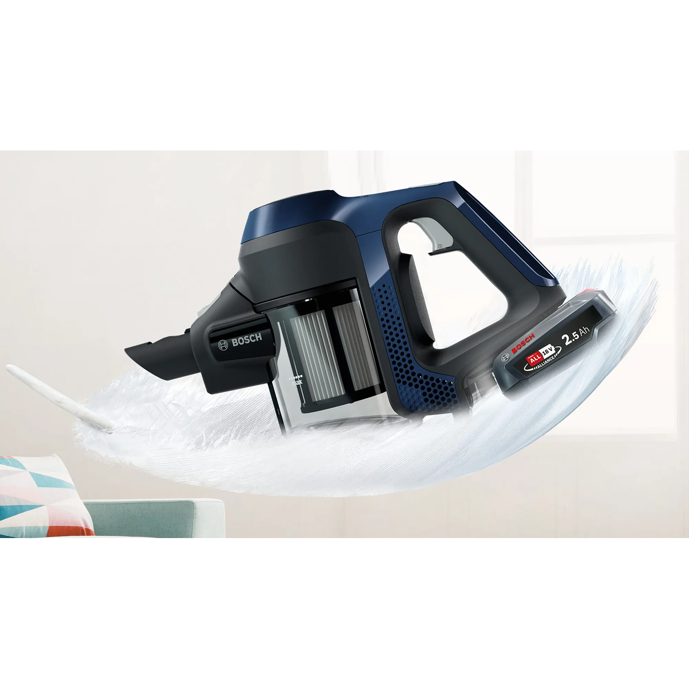 Aspiradora sin cable Unlimited 6 Azul BOSCH 2