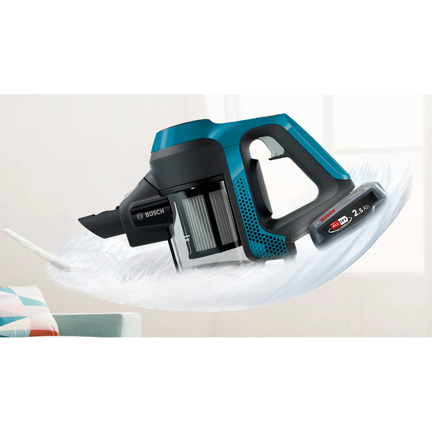 Aspiradora sin cable Unlimited 6 Azul BOSCH 3