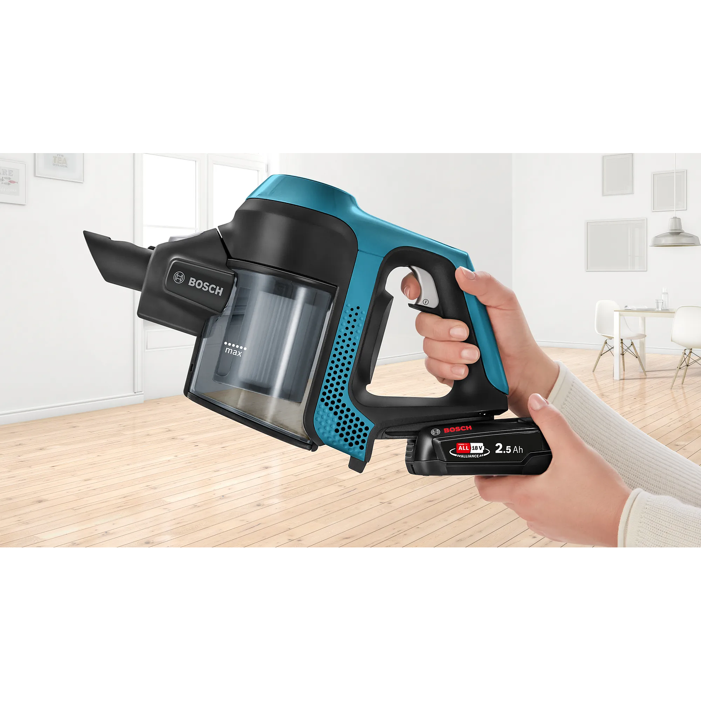 Aspiradora sin cable Unlimited 6 Azul BOSCH 6