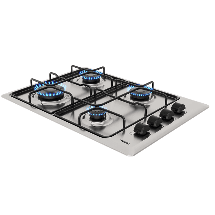 HLX 540 KL Placa de cocción a gas butano con 4 fuegos Acero inoxidable TEKA 3