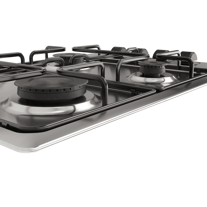 HLX 540 KL Placa de cocción a gas butano con 4 fuegos Acero inoxidable TEKA 9