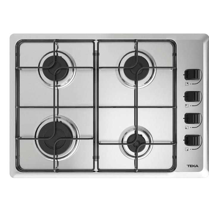 HLX 540 KL Placa de cocción a gas butano con 4 fuegos Acero inoxidable TEKA 2