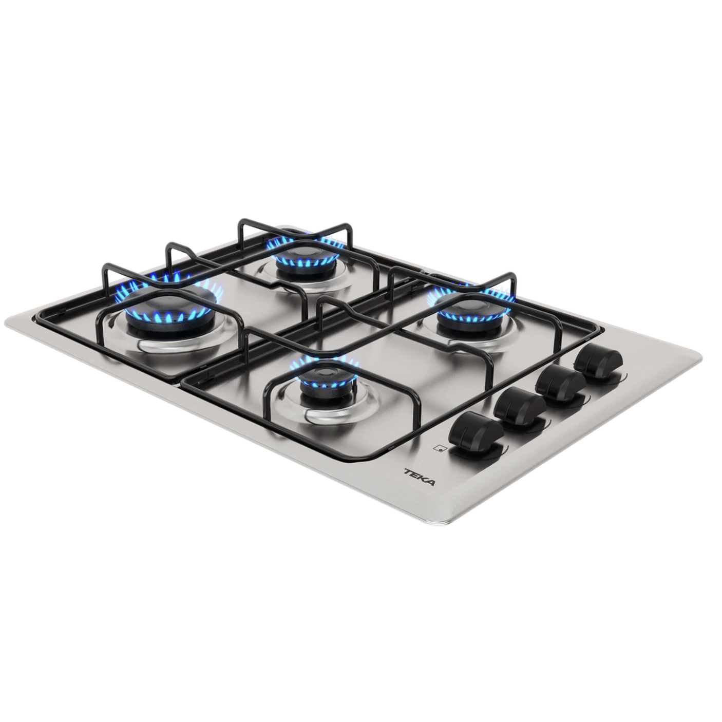 HLX 540 KL Placa de cocción a gas natural con 4 fuegos Acero inoxidable TEKA 3