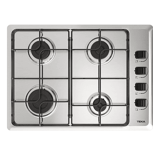 HLX 540 KL Placa de cocción a gas natural con 4 fuegos Acero inoxidable TEKA