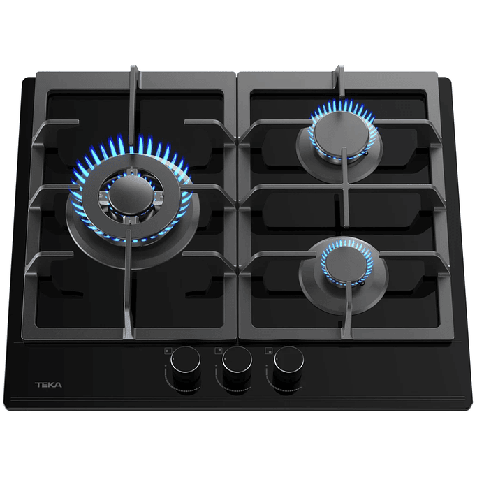 GBC 63110 Placa de gas natural 3 quemadores CristalGas TEKA 3